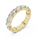 Ethereal Round Brilliant Infinite Pavé-Set Eternity Band