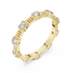 Symmetry Round Brilliant Architectural Eternity Band