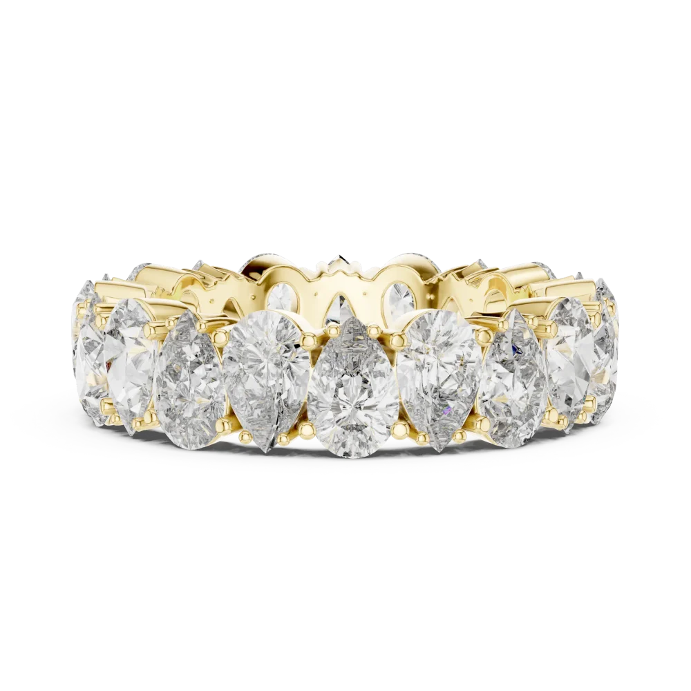 Ethereal Pear Cut Infinite Eternity Band - Image 4