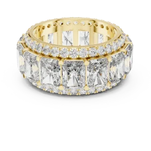 Ethereal Radiant and Round Diamond Architectural Eternity Band - Image 2