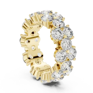 Infinite Radiance Round Cut Double Row Eternity Band - Image 3