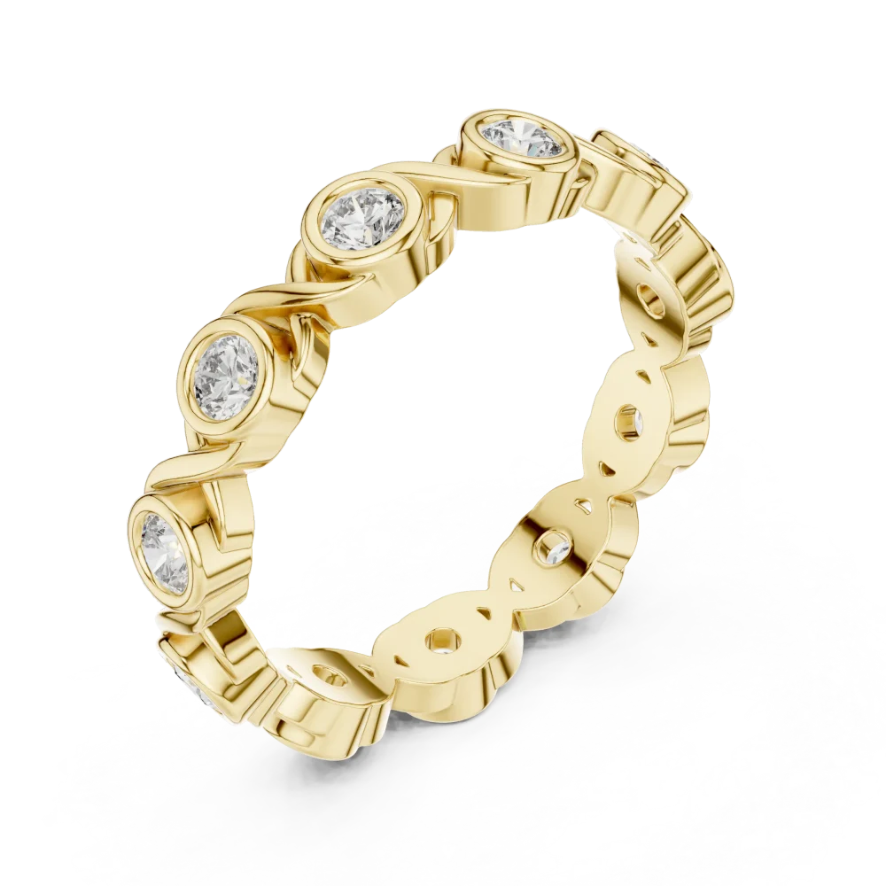 Experience radiant elegance with this diamond eternity band. Featuring high-brilliance DIAMEUR lab-grown diamonds in a sleek, modern setting. Shop now.