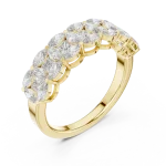 Symmetry Marquise and Princess Cut Statement Band