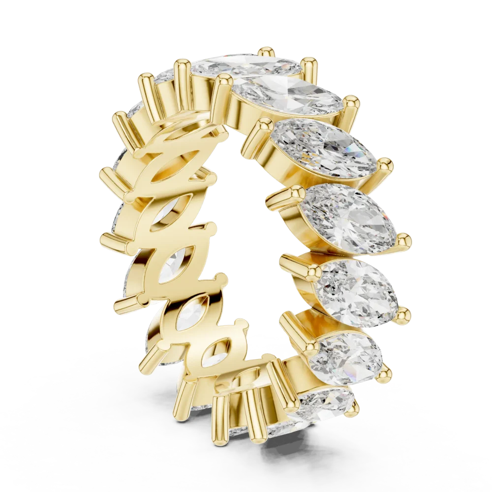 Ethereal Marquise Cut Infinite Eternity Band - Image 3