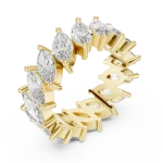 Ethereal Marquise Cut Infinite Eternity Band