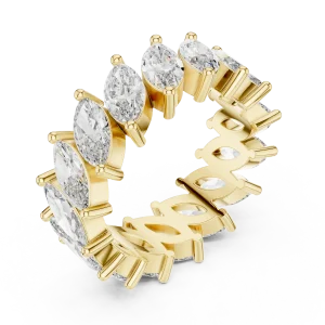 Ethereal Marquise Cut Infinite Eternity Band