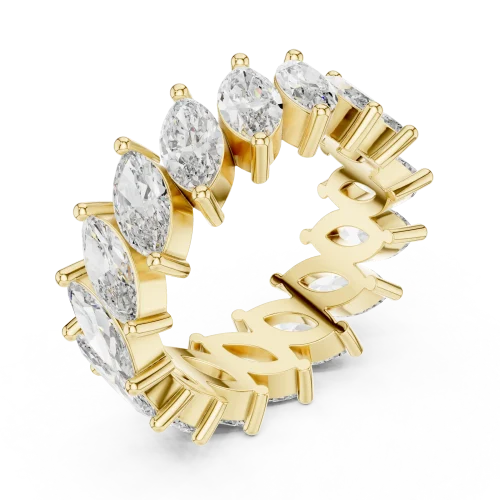 Ethereal Marquise Cut Infinite Eternity Band