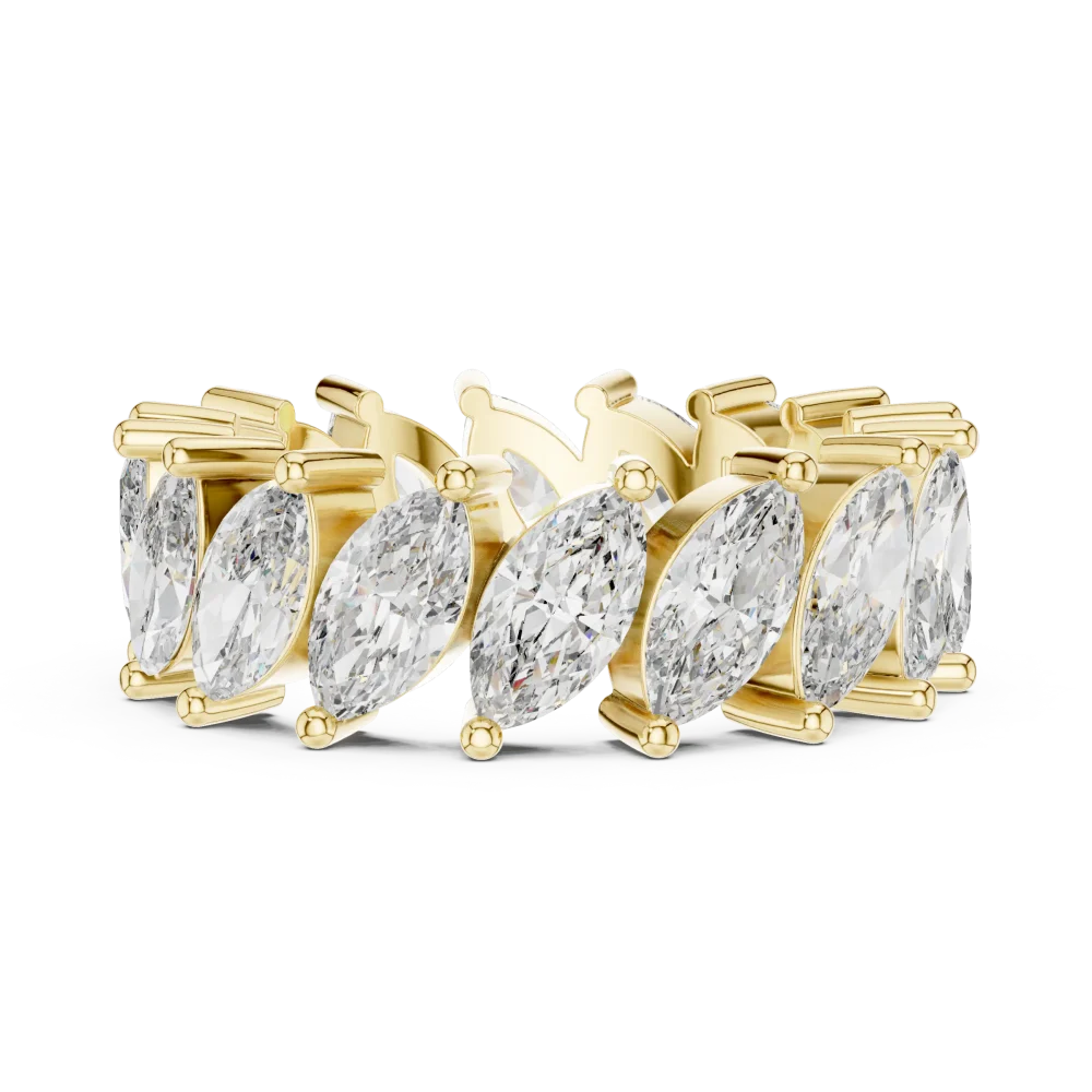 Ethereal Marquise Cut Infinite Eternity Band - Image 4