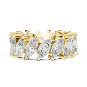 Ethereal Marquise Cut Infinite Eternity Band - Image 4