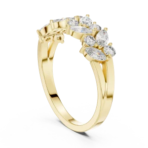 Ethereal Marquise and Round Cluster Statement Ring - Image 2