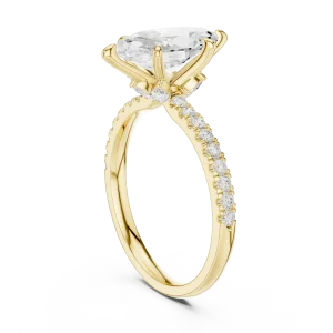 Ethereal Marquise Solitaire Engagement Ring - Image 3