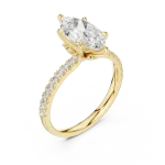 Ethereal Marquise Solitaire Engagement Ring