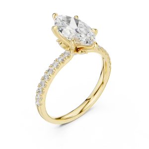 Ethereal Marquise Solitaire Engagement Ring