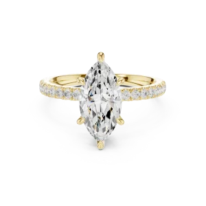Ethereal Marquise Solitaire Engagement Ring - Image 2