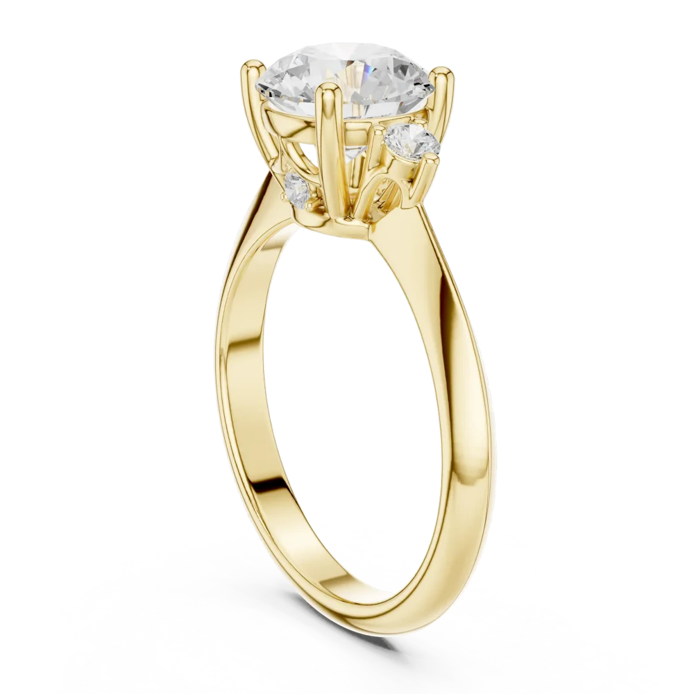 Ethereal Luminary Round Brilliant Solitaire Engagement Ring - Image 3