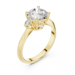 Ethereal Luminary Round Brilliant Solitaire Engagement Ring