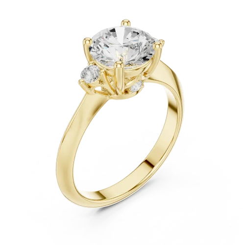 Ethereal Luminary Round Brilliant Solitaire Engagement Ring