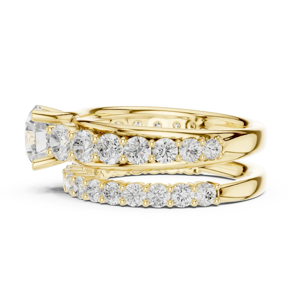 Luminary Round Brilliant Solitaire Architectural Ring - Image 4
