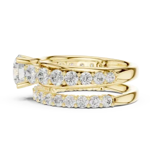 Luminary Round Brilliant Solitaire Architectural Ring - Image 4