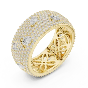 Infinite Pavé Multi-Shape Lab Grown Diamond Eternity Band
