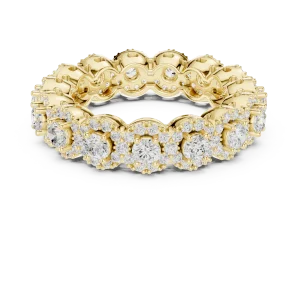 Infinite Radiance Round Brilliant Pavé Eternity Band - Image 2