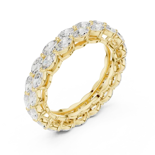 Infinite Marquise Cut Radiant Eternity Band