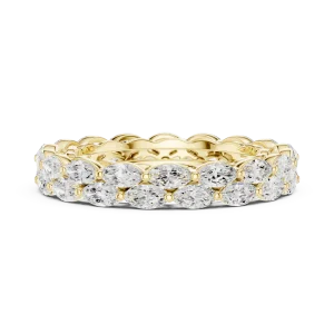 Infinite Marquise Cut Radiant Eternity Band - Image 4