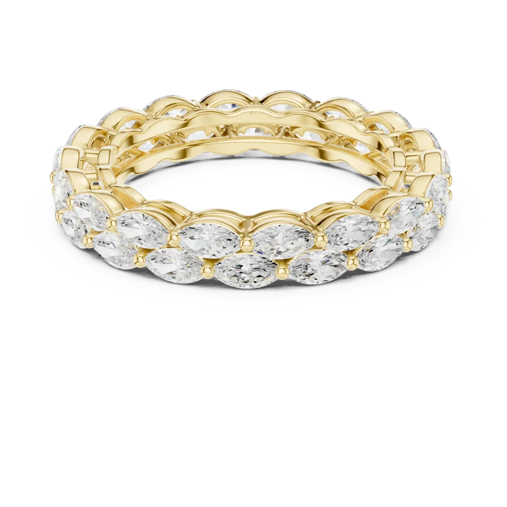 Infinite Marquise Cut Radiant Eternity Band - Image 2