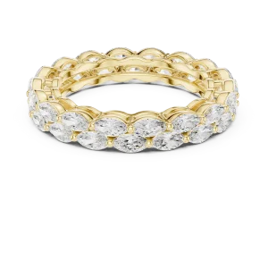 Infinite Marquise Cut Radiant Eternity Band - Image 2
