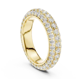 Infinite Pavé Brilliant-Cut Multi-Row Eternity Band - Image 3