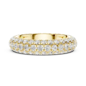 Infinite Pavé Brilliant-Cut Multi-Row Eternity Band - Image 4
