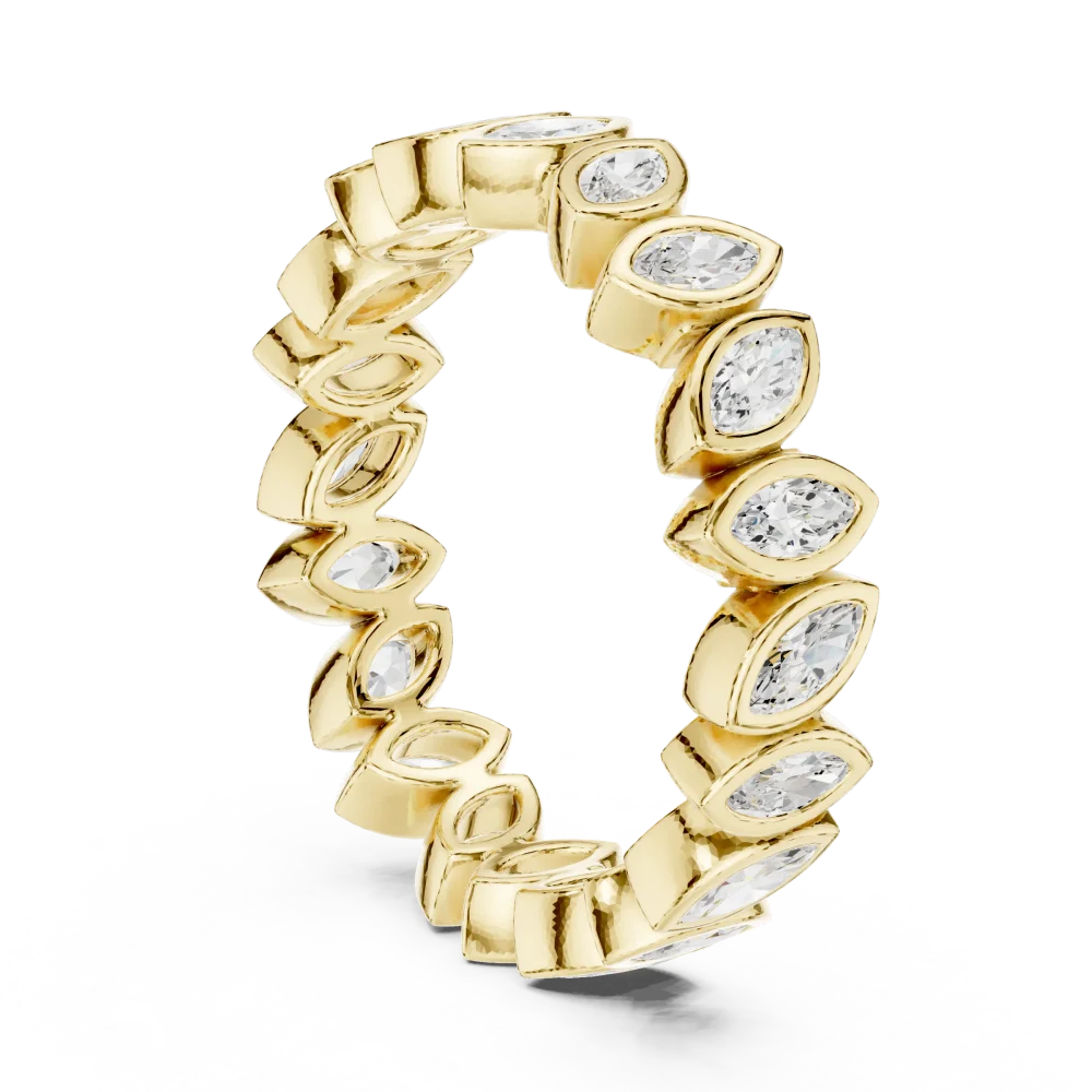 Infinite Marquise Bezel-Set Eternity Band - Image 3