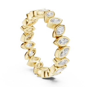 Infinite Marquise Bezel-Set Eternity Band - Image 3