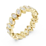 Infinite Marquise Bezel-Set Eternity Band