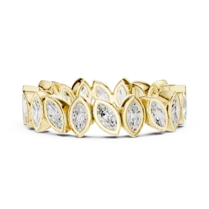 Infinite Marquise Bezel-Set Eternity Band - Image 4