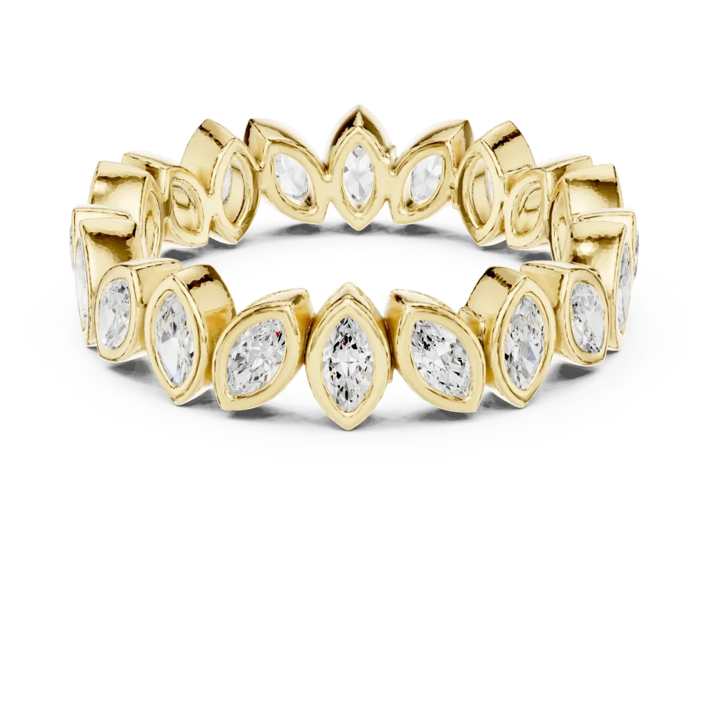 Infinite Marquise Bezel-Set Eternity Band - Image 2