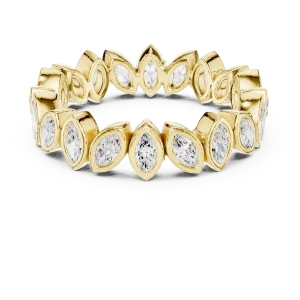 Infinite Marquise Bezel-Set Eternity Band - Image 2