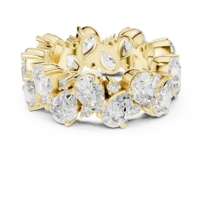 Infinite Pear and Round Brilliant-Cut Eternity Band - Image 2