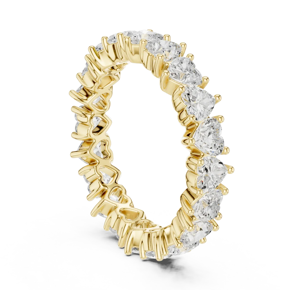 Ethereal Heart Cut Infinite Eternity Band - Image 3