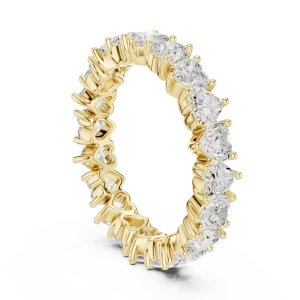 Ethereal Heart Cut Infinite Eternity Band - Image 3
