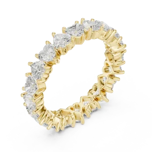 Ethereal Heart Cut Infinite Eternity Band