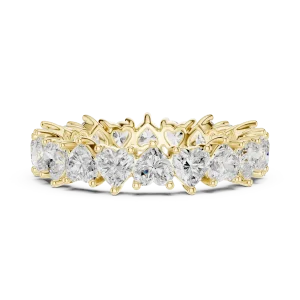 Ethereal Heart Cut Infinite Eternity Band - Image 4