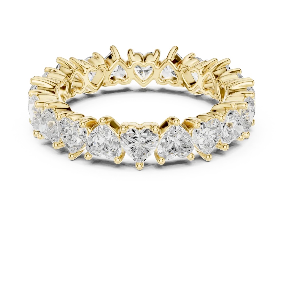 Ethereal Heart Cut Infinite Eternity Band - Image 2