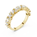 Luminary Marquise and Baguette Linear Cluster Band