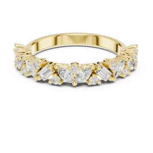 Luminary Marquise and Baguette Linear Cluster Band - Image 2