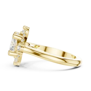 Luminary Round Brilliant Halo Solitaire Ring - Image 4