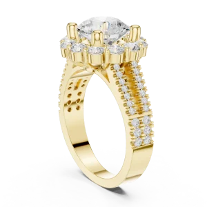 Ethereal Luminary Round Solitaire Engagement Ring - Image 3