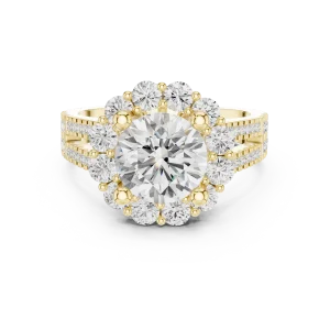 Ethereal Luminary Round Solitaire Engagement Ring - Image 2