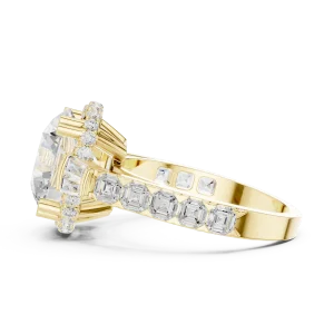 Luminary Round Brilliant Cut Solitaire Statement Ring - Image 4