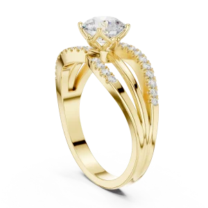 Luminary Round Brilliant Split-Shank Solitaire Ring - Image 3